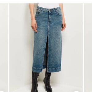 DL1961 maxi denim skirt